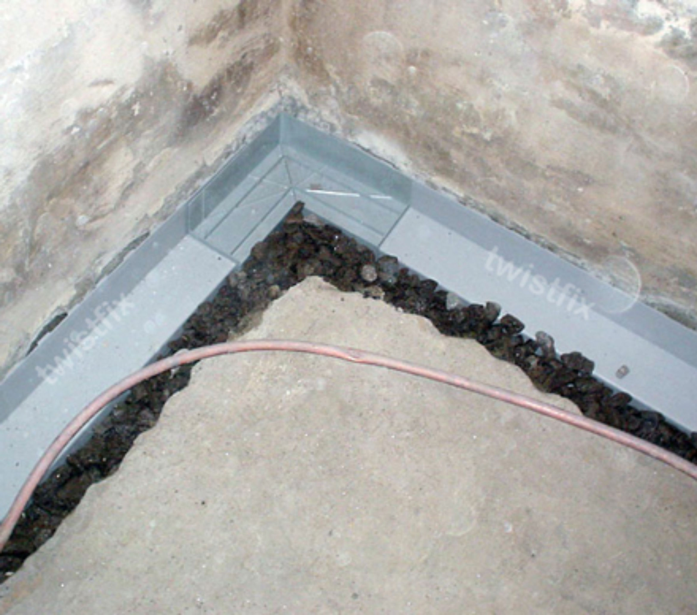 basement drainage channels