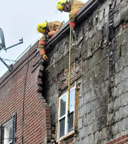 wall tie failure lancashire