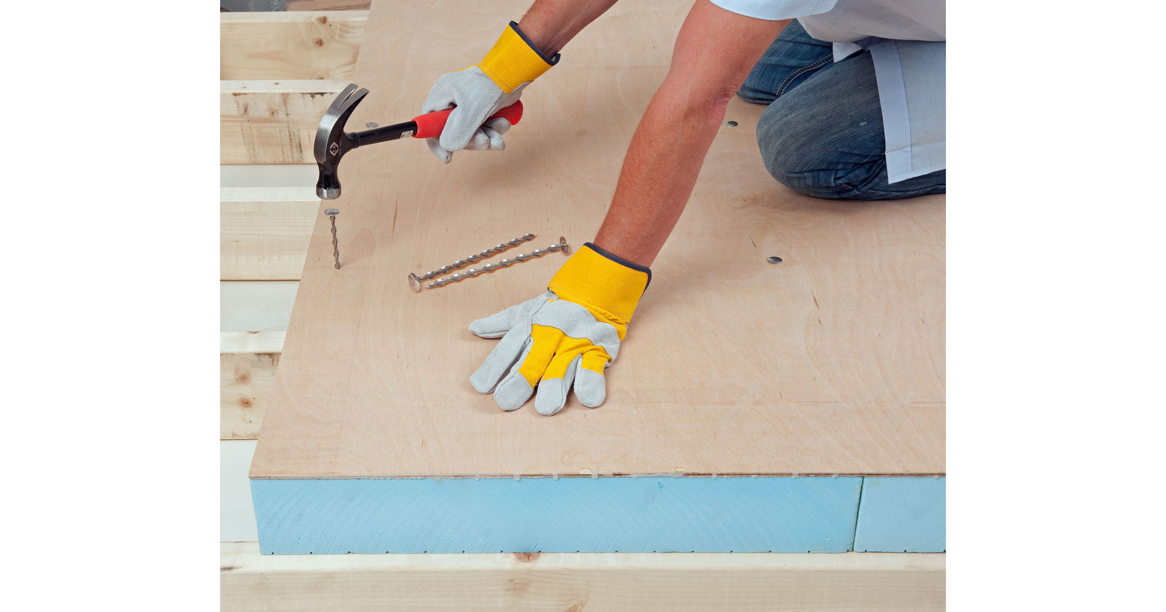 How to fix insulated decks - Flat warm roof fixings