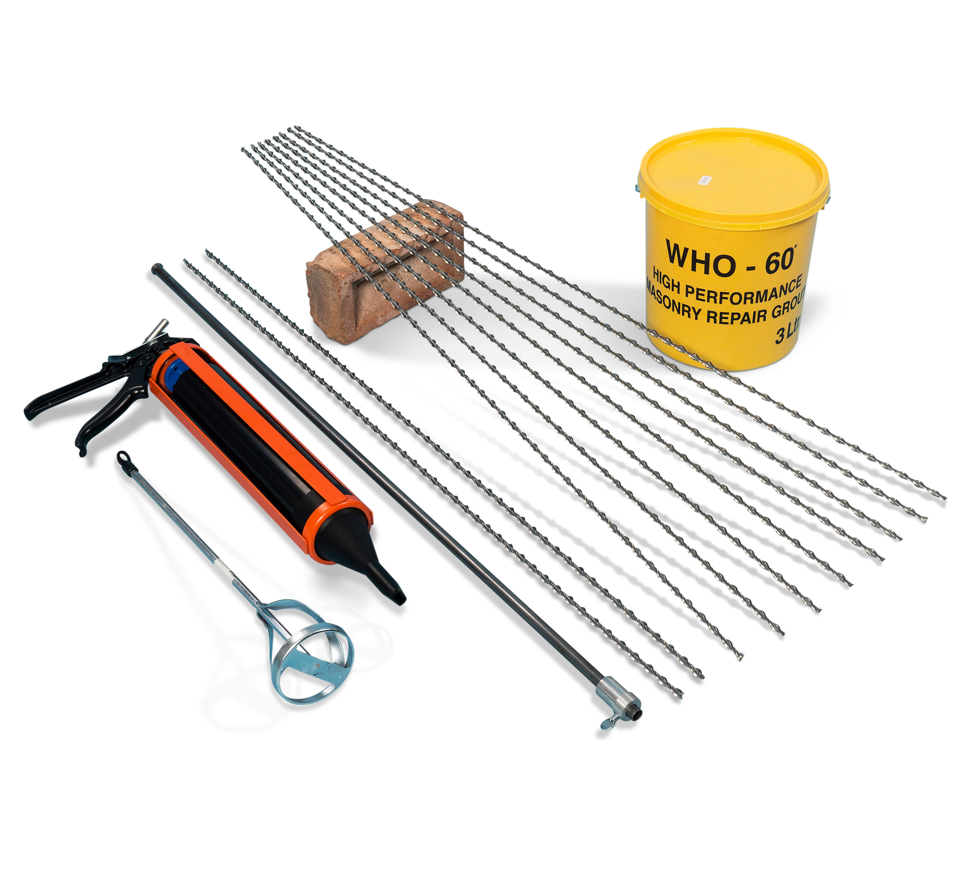 Stainless Steel Brick Pin Fixing Kit | Twistfix